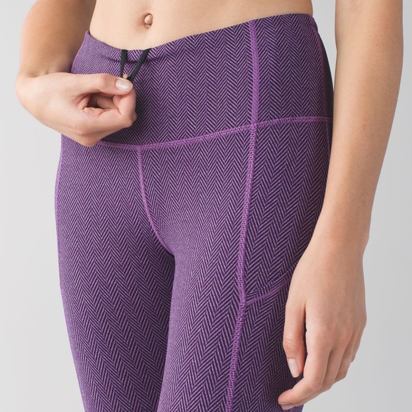 lululemon athletica Purple and Black Leggings - Picture 2 of 11